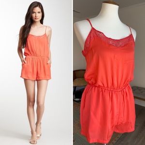 NWT Isabel Lu Coral Pink Summer Tank Romper